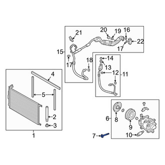 Hyundai OE - A/C Compressor Bolt
