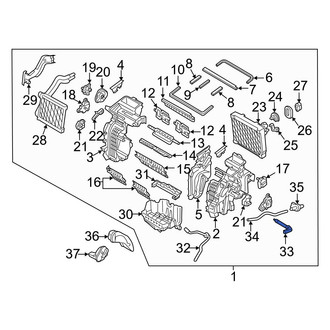 Hyundai OE - Front A/C Evaporator Temperature Sensor