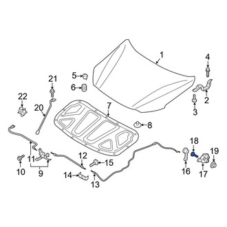 Hyundai OE - Sunroof Frame Bolt