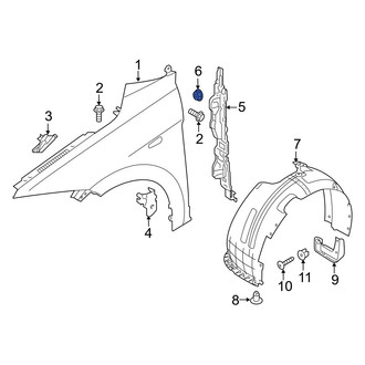 Hyundai OE - Fender Nut