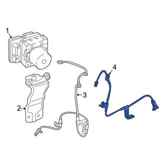 Hyundai OE - Rear ABS Wheel Speed Sensor