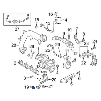 Hyundai OE - Turbocharger Oil Line Gasket