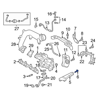 Hyundai OE - Turbocharger Mount Heat Shield Bolt