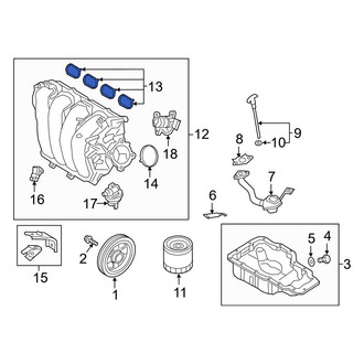 Hyundai OE - Engine Intake Manifold Gasket