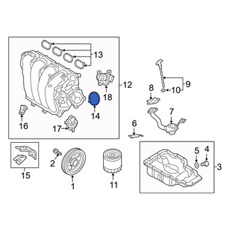 Hyundai OE - Engine Intake Manifold Gasket