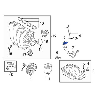 Hyundai OE - Engine Oil Pump Pickup Tube Gasket