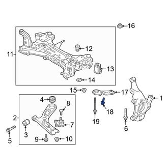 Hyundai OE - Bumper Impact Bar Bolt