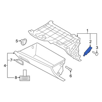Hyundai OE - Glove Box Support
