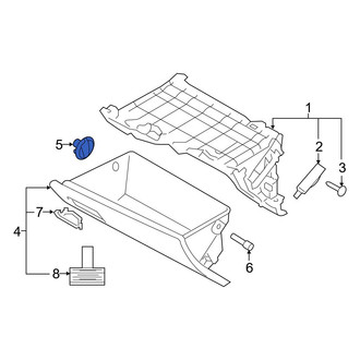 Hyundai OE - Front Glove Box Door Bumper