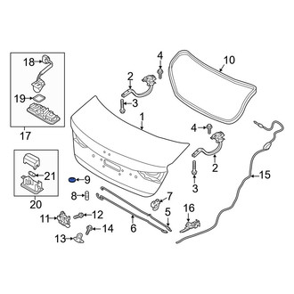 Hyundai OE - Rear Liftgate Drain Plug