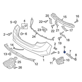 Hyundai OE - Fender Nut