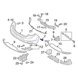 Hyundai OE - Bumper Cover Screw
