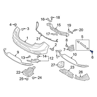 Hyundai OE - Bumper Guide Screw