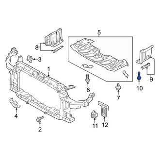 Hyundai OE - Radiator Support Splash Shield Bolt