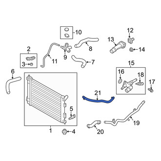 Hyundai OE - Engine Coolant Bypass Hose