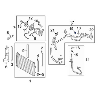 Hyundai OE - A/C Service Valve Cap