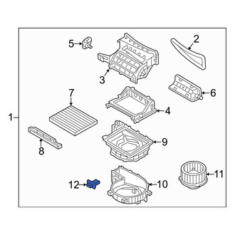 Hyundai OE - HVAC Blower Motor Resistor