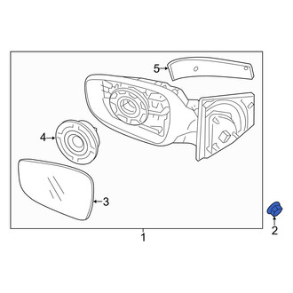 Hyundai OE - Door Mirror Nut