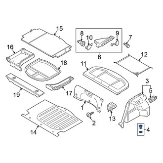 Hyundai OE - Tail Light Cover Nut