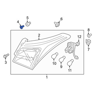 Hyundai OE - Tail Light Cover Nut