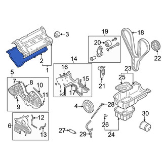 Hyundai OE - Engine Valve Cover Gasket