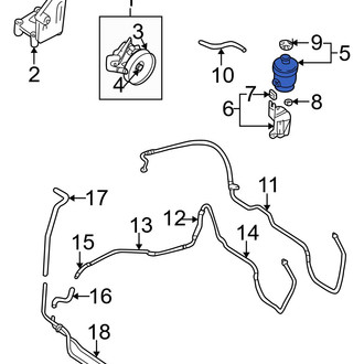 Hyundai OE - Power Steering Reservoir