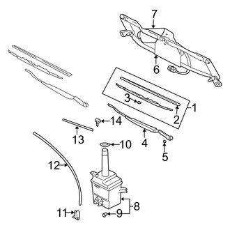 Hyundai OE - Windshield - Wiper & Washer Components
