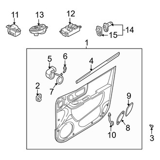 Hyundai OE - Front Door - Interior Trim (Base / GLS / LX)
