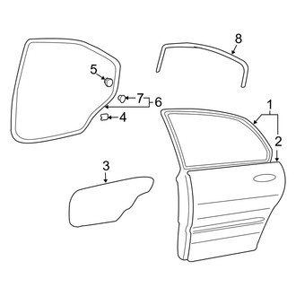 Hyundai OE - Rear Door - Door & Components