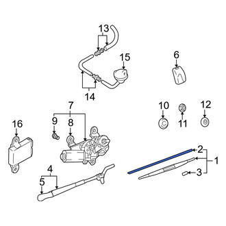 Hyundai OE - Rear Wiper Blade
