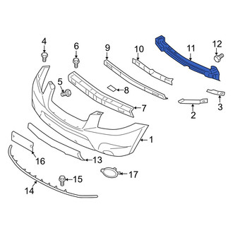 Hyundai OE - Front Bumper Impact Bar