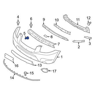 Hyundai OE - Grille Molding Screw