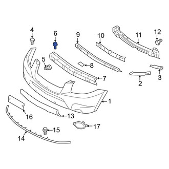 Hyundai OE - Grille Molding Bolt