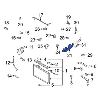 Hyundai OE - Lower Engine Coolant Thermostat Housing