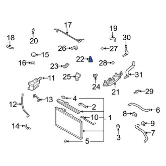 Hyundai OE - Right Engine Coolant Thermostat Housing Gasket