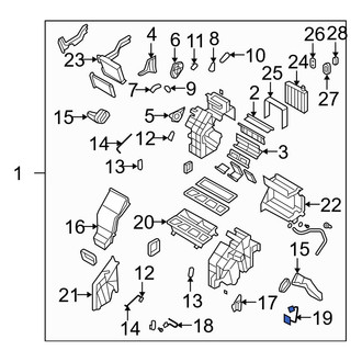 Hyundai OE - A/C Evaporator Temperature Sensor