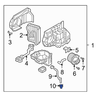 Hyundai OE - A/C Evaporator Drain Grommet