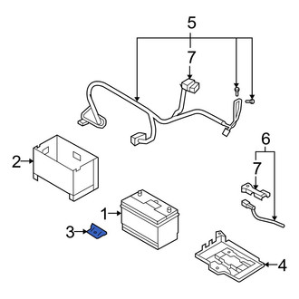 Hyundai OE - Battery Hold Down