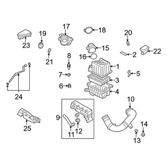 Hyundai OE - Engine - Air Intake (2.7L)