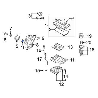 Hyundai OE - Front Engine Crankshaft Seal