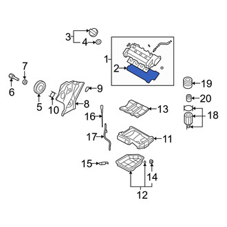Hyundai OE - Right Engine Valve Cover Gasket