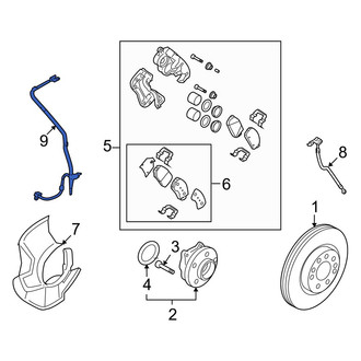 Hyundai OE - Front Right ABS Wheel Speed Sensor