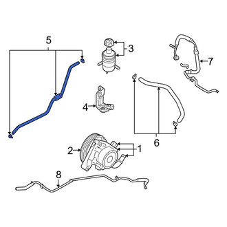 Hyundai OE - Power Steering Return Hose