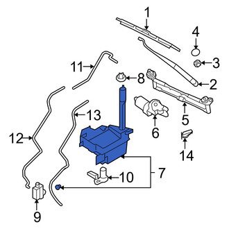 Hyundai OE - Washer Fluid Reservoir