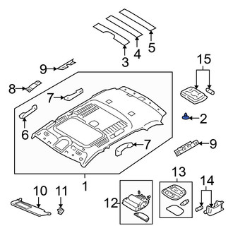 Hyundai OE - Headliner Clip