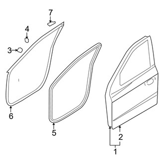 Hyundai OE - Front Door - Door & Components