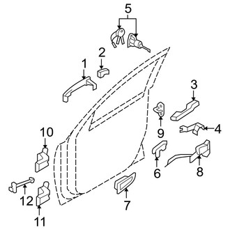 Hyundai OE - Front Door - Lock & Hardware