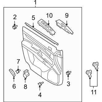 Hyundai OE - Front Door - Interior Trim