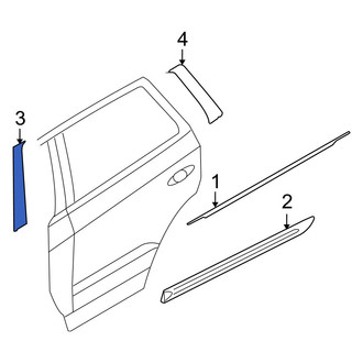 Hyundai OE - Front Left Black Out Tape