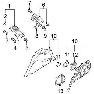 Hyundai OE - Quarter Panel - Interior Trim